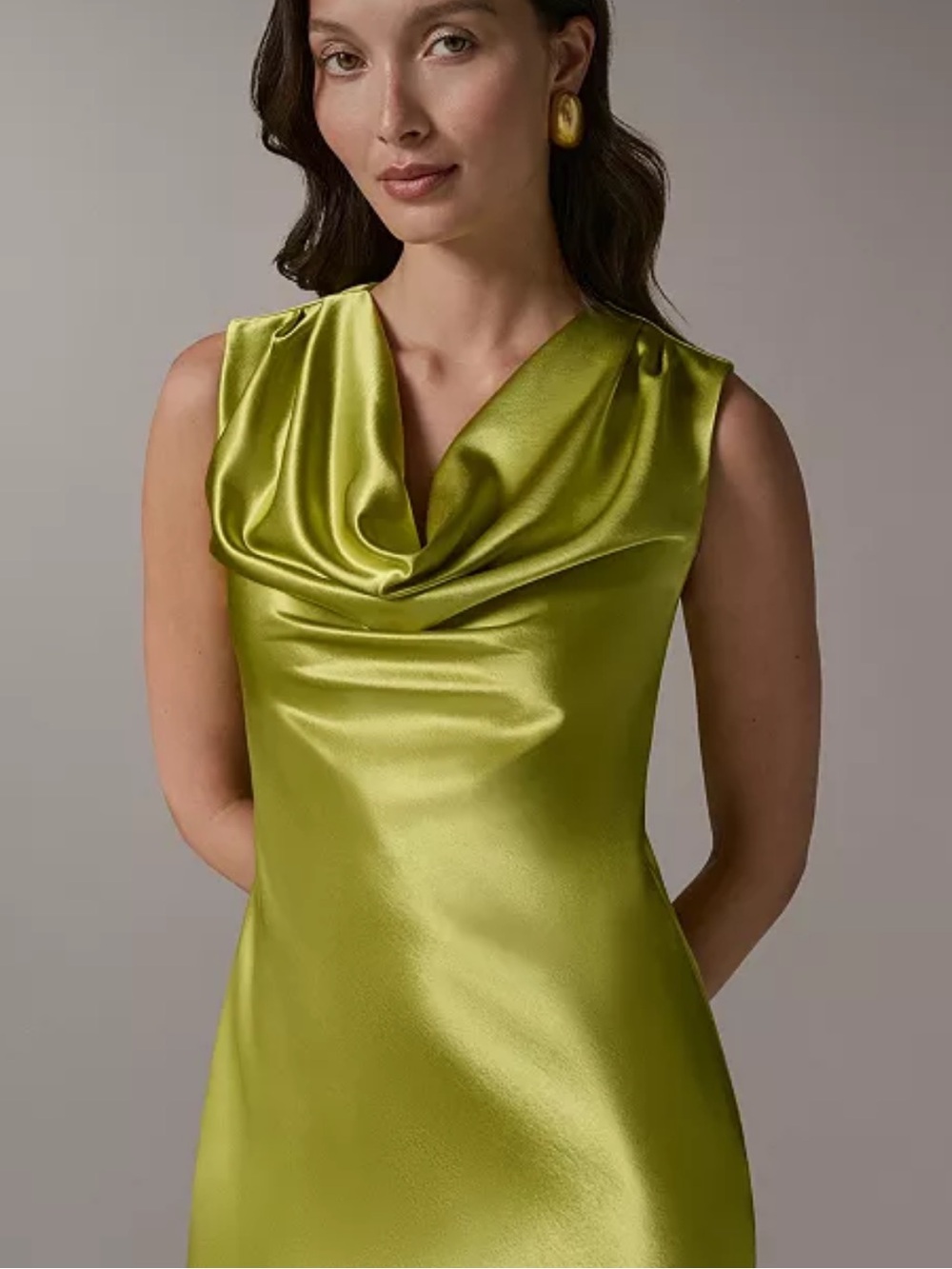 NWT Donna Karan New York Women's Cowl Neck Ball Gown 4 - Picture 3 of 7